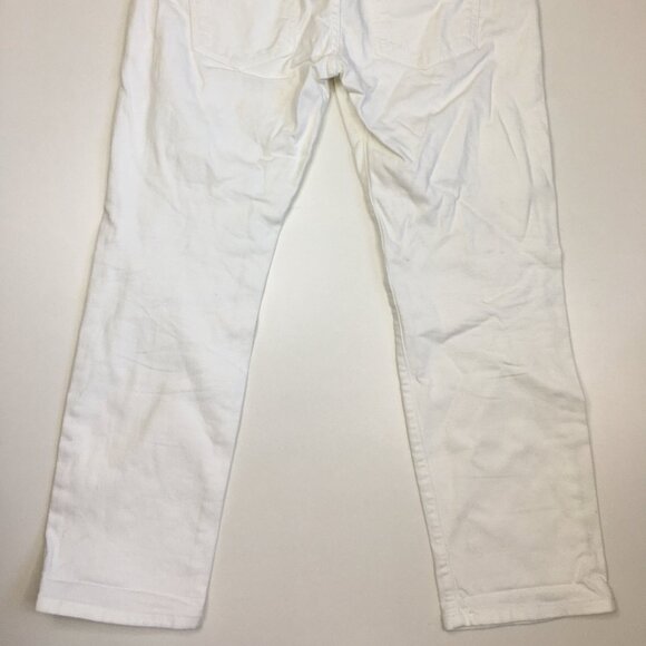CURRENT ELLIOTT Sugar Destroy Distressed THE BOYFRIEND 5 Pocket Crop Jeans - Picture 12 of 15